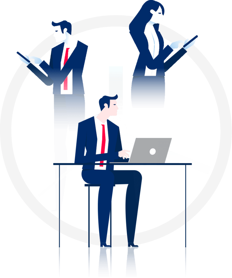 紙の感覚そのままに、電子印鑑でスマート承認。